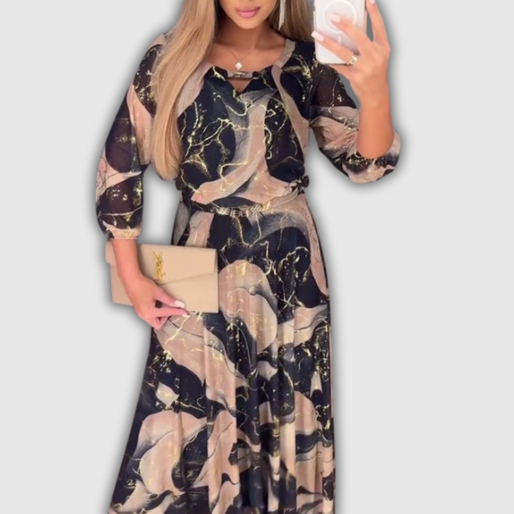 Chavelle | Printed Chiffon Dress