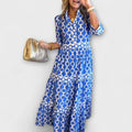 Sophia | Midi Dress with Chain Pattern