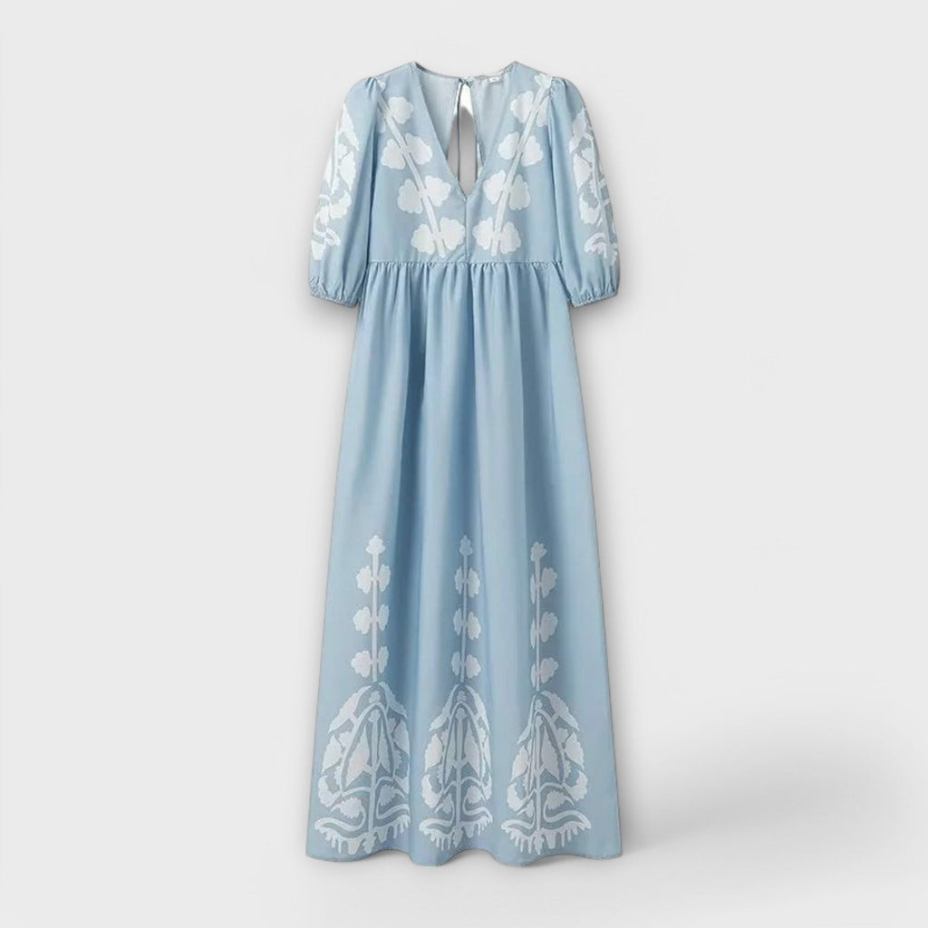 Rena - Printed Dress for Effortless Elegance