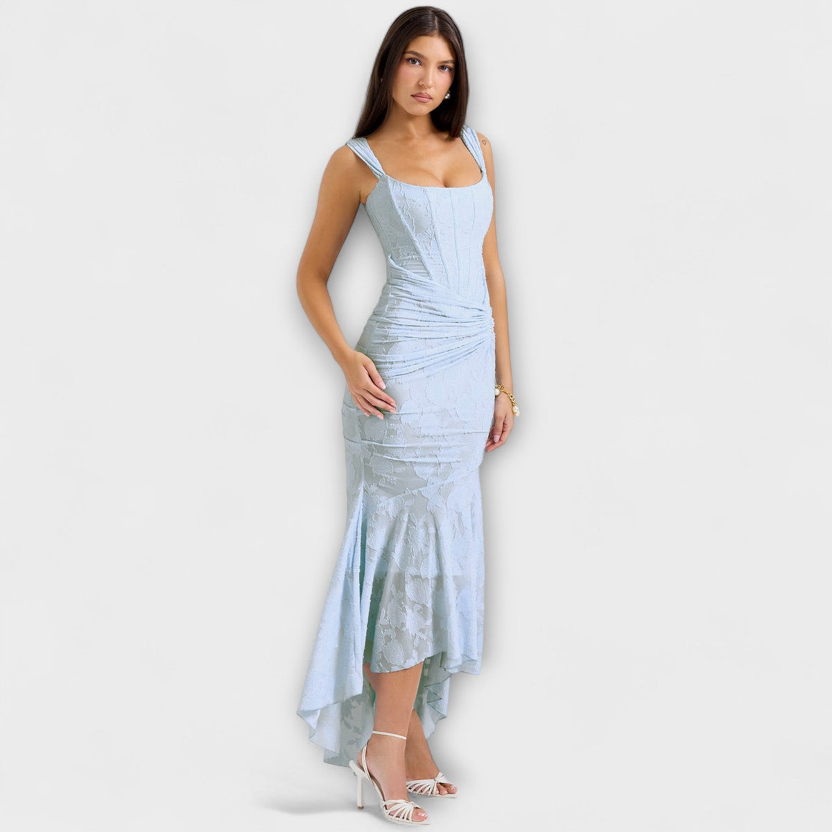 Renske - Elegant and Refined Dress with Corset